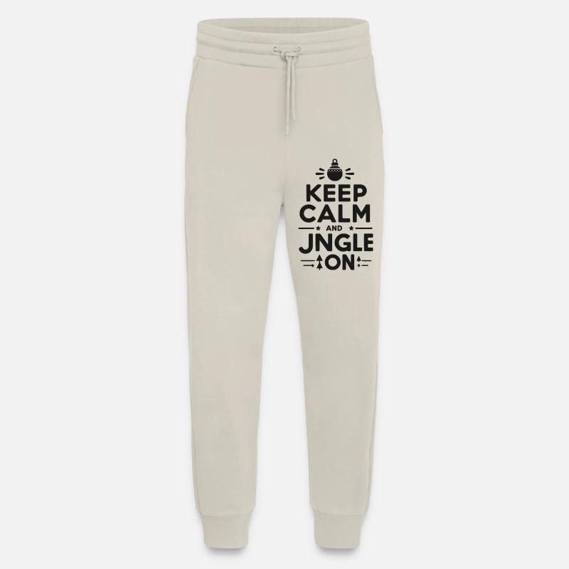 Keep Calm and Jingle On - Jogging Pants - made by SPREAD  - WARM CLAY