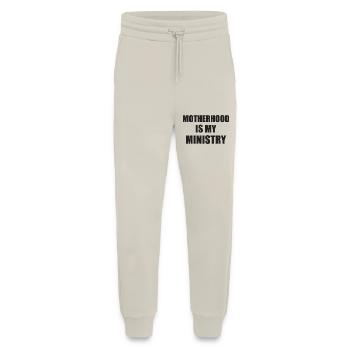 La maternité est mon ministère - Pantalon de jogging bio décontracté fabriqué en UE - WARM CLAY - Devant