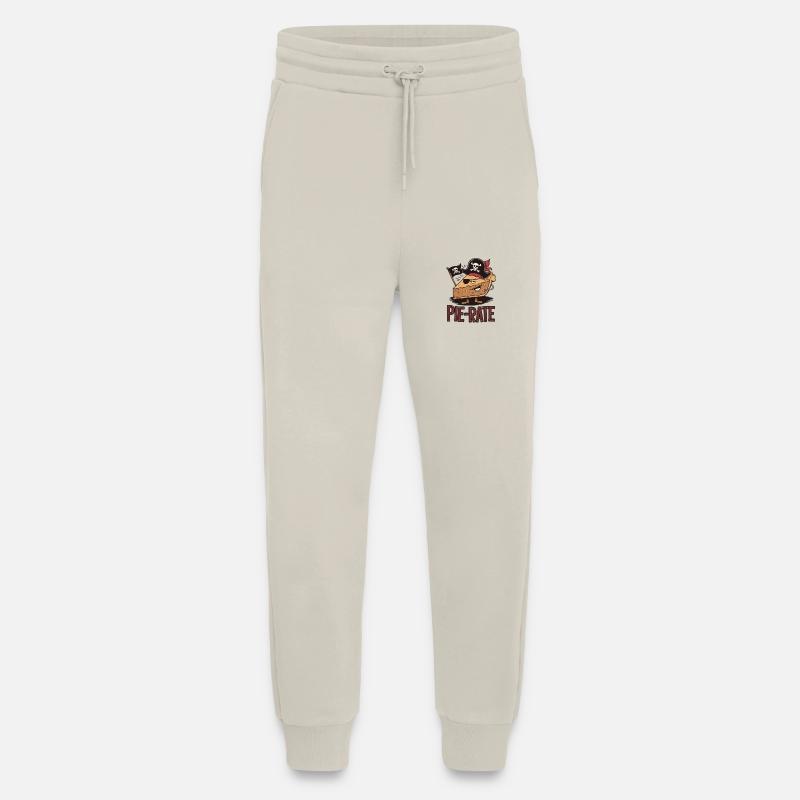 Pi-Rate Adventure : Funny Math Pirates - Pantalon de jogging bio décontracté fabriqué en UE - WARM CLAY