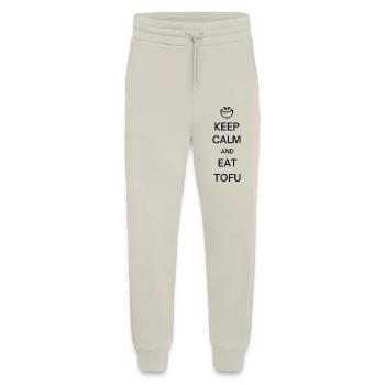 Keep Calm And Eat Tofu - Jogging Pants - made by SPREAD  - WARM CLAY - Front