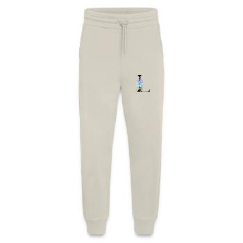 Elegant letter 'L' with flowers - Jogging Pants - made by SPREAD  - WARM CLAY - Front