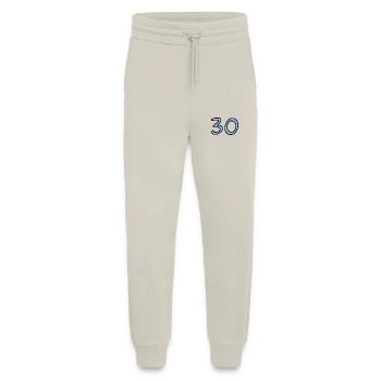 ANNIVERSAIRE. HAPPY BIRTHDAY. JOYEUX ANNIVERSAIRE. - Pantalon de jogging bio décontracté fabriqué en UE - WARM CLAY - Devant