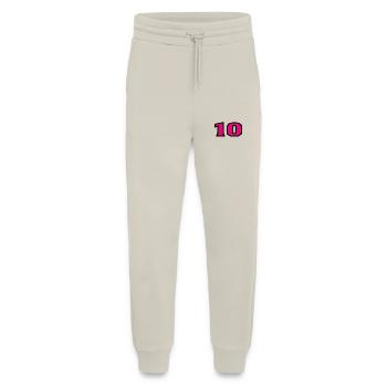 10. 10 YEARS. 10th ANNIVERSARY. 10 YEAR ANNIVERSARY. - Jogging Pants - made by SPREAD  - WARM CLAY - Front