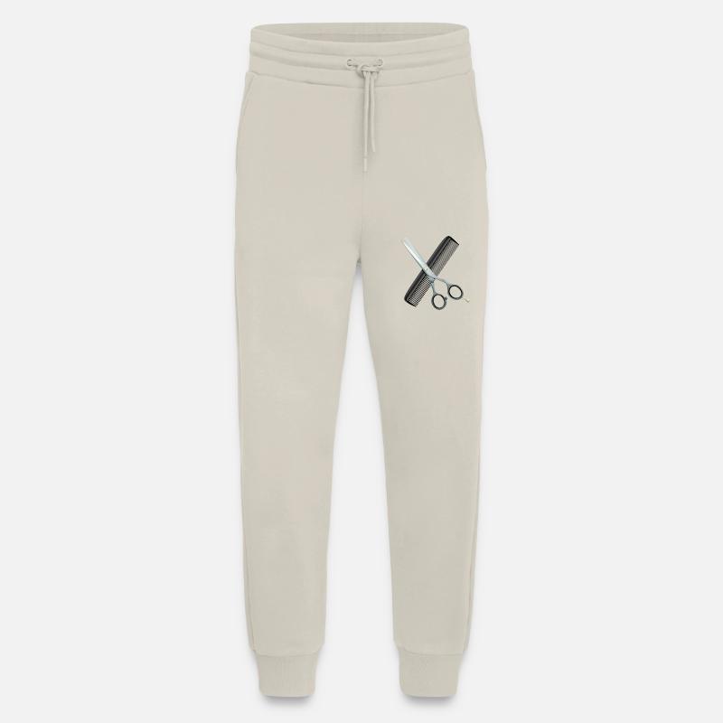 Friseurschere mit Kamm - Jogginghose - made by SPREAD - WARM CLAY