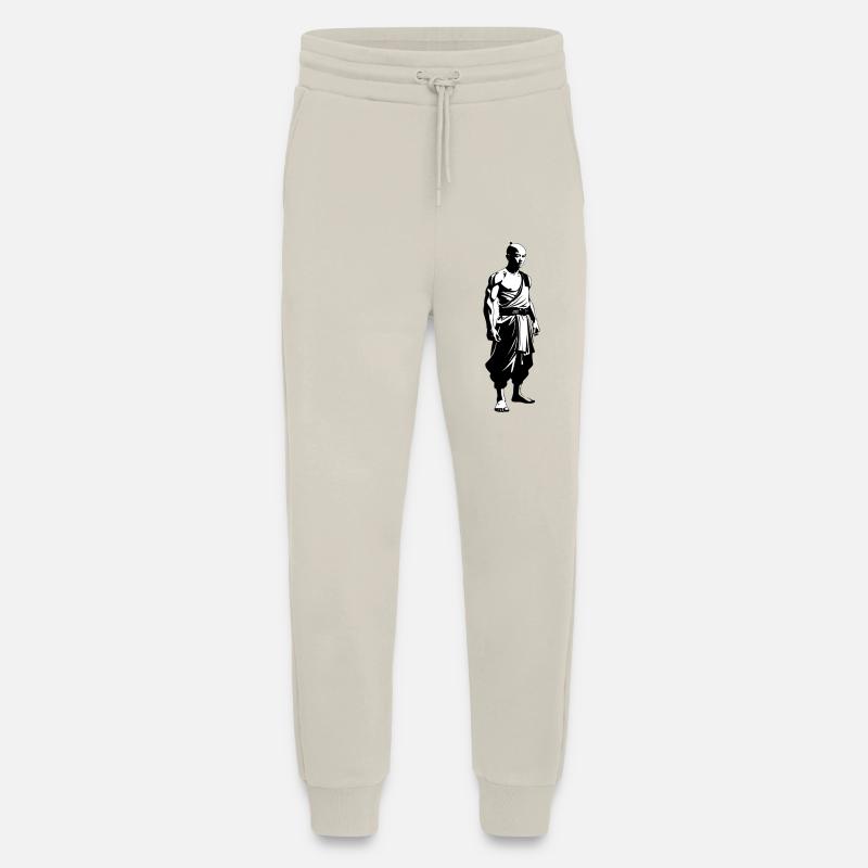 Shaolin Monk - Martial Arts Sticker - Jogging Pants - made by SPREAD  - WARM CLAY