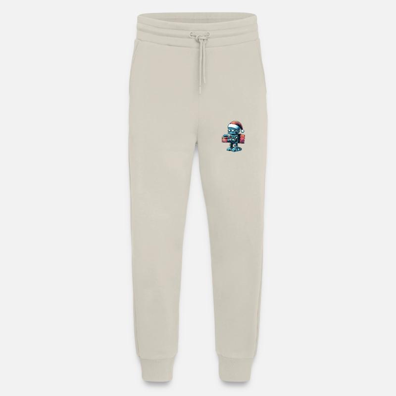 Robot Santa Claus Festive Technology - Jogging Pants - made by SPREAD  - WARM CLAY