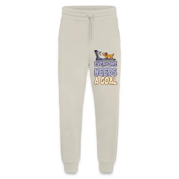 Tout le monde a besoin d’un but - Pantalon de jogging bio décontracté fabriqué en UE - WARM CLAY - Devant