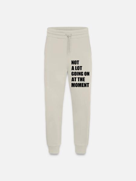 Not a lot going at the moment - Organic relaxed joggingbukser made in EU - WARM CLAY