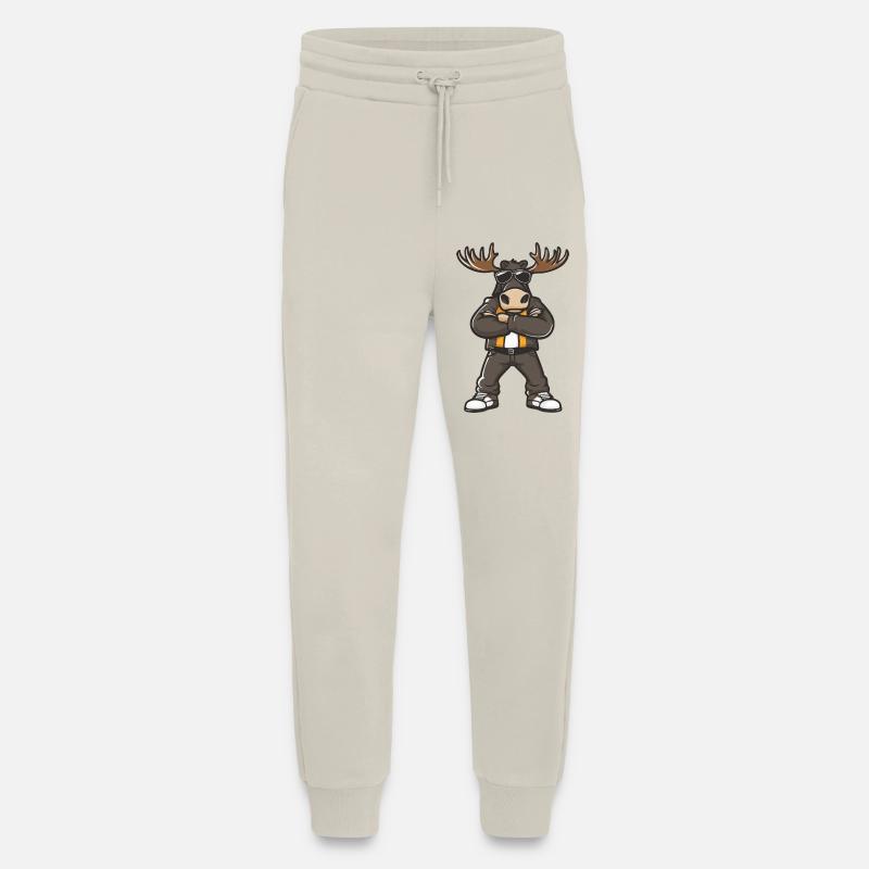 Moose Comic - Jogging Pants - made by SPREAD  - WARM CLAY