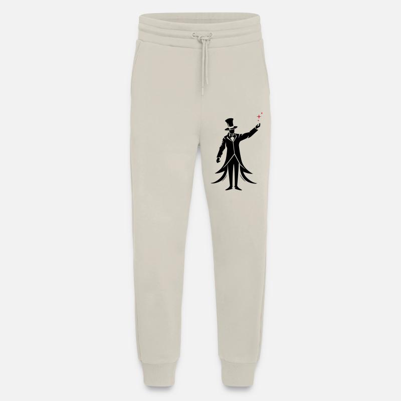 Magician Silhouette Wizard - Jogging Pants - made by SPREAD  - WARM CLAY