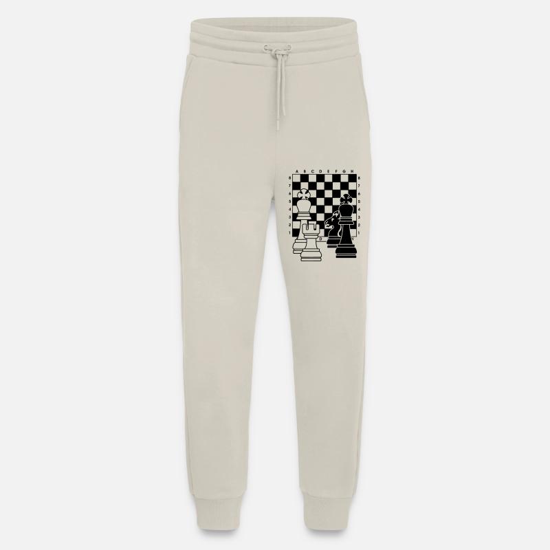 Chess2 - Jogging Pants - made by SPREAD  - WARM CLAY