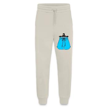 Blaue Sportshorts oder Jogginghosen an der Kleidung h - Jogginghose - made by SPREAD - WARM CLAY - Vorne