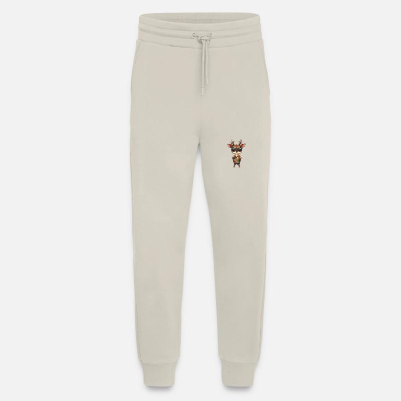 Deer Comic Cool Summer - Jogging Pants - made by SPREAD  - WARM CLAY