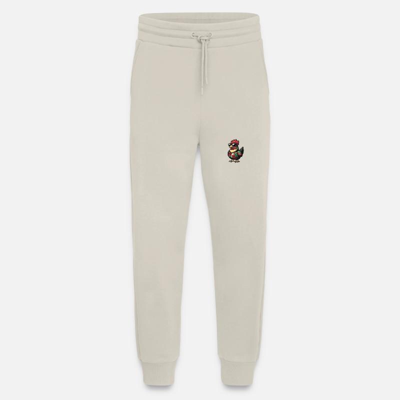 Chicken Comic Cool Summer - Jogging Pants - made by SPREAD  - WARM CLAY