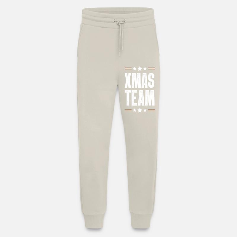 L’équipe de Noël - Pantalon de jogging bio décontracté fabriqué en UE - WARM CLAY