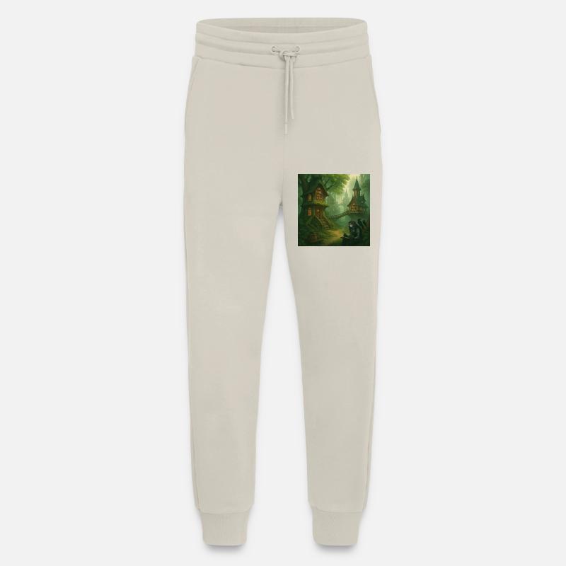 the future forest-city - Jogging Pants - made by SPREAD  - WARM CLAY