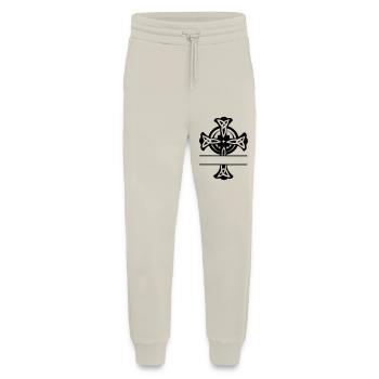 Keltisches Kreuz Logo oder Monogramm - Jogginghose - made by SPREAD - WARM CLAY - Vorne