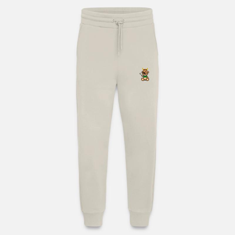 Pixelbär Wikinger - Jogginghose - made by SPREAD - WARM CLAY