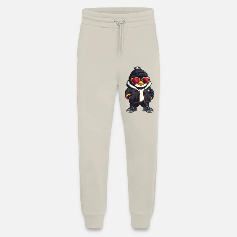 Penguin Cool Comic - Jogging Pants - made by SPREAD  - WARM CLAY