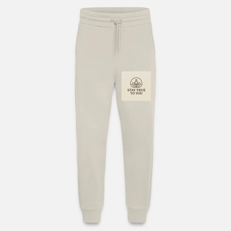 Mindfulness and Inner Balance - Jogging Pants - made by SPREAD  - WARM CLAY