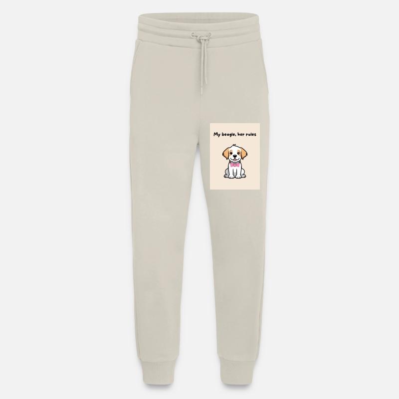 A-beagle-mio_-5- - Jogging Pants - made by SPREAD  - WARM CLAY
