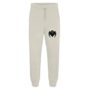 Raven Gothic Wings Fans Lover Gift Idea - Jogging Pants - made by SPREAD  - WARM CLAY - Front