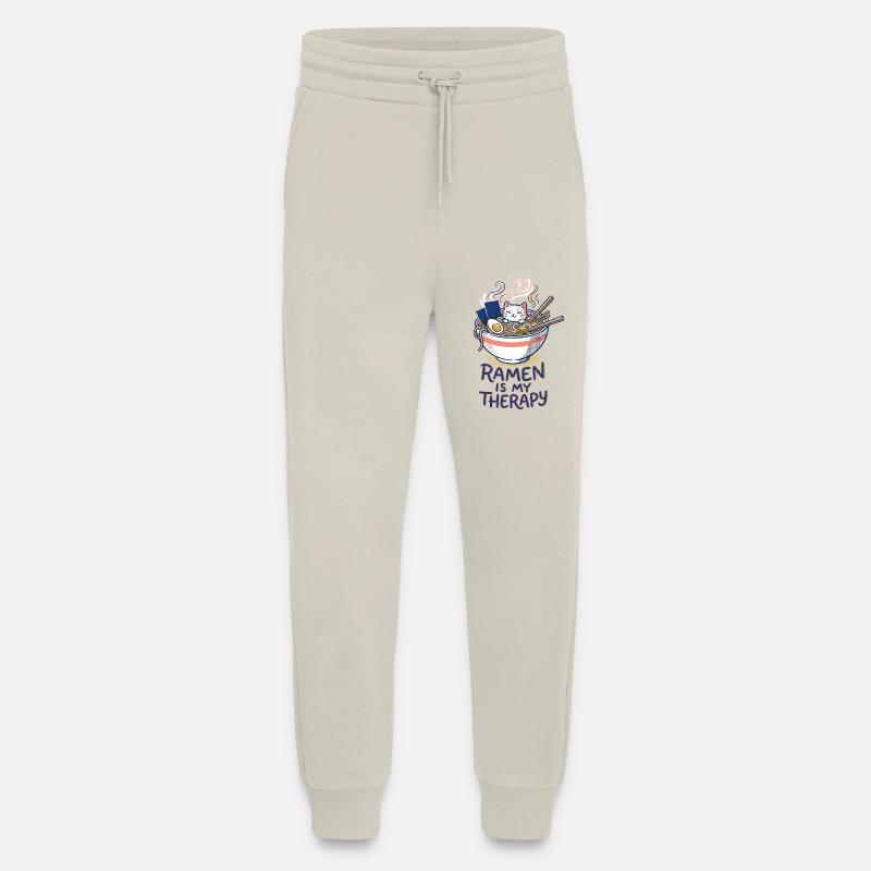Ramen Therapy - Jogging Pants - made by SPREAD - WARM CLAY