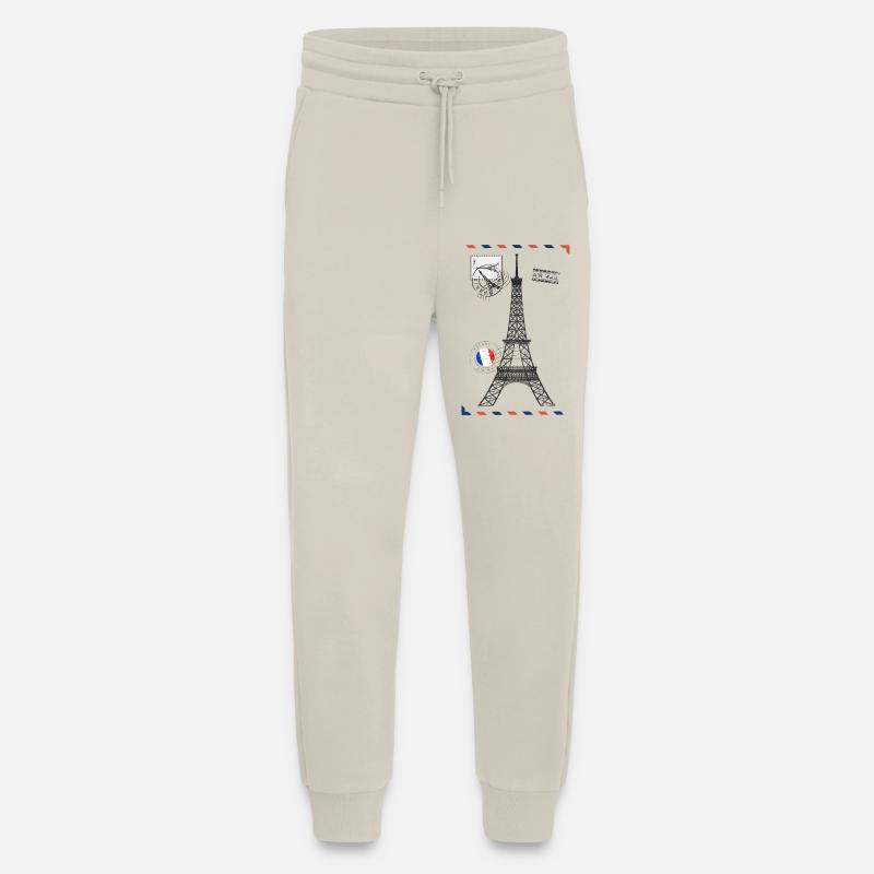 Paris Postkarte Eiffelturm - Jogginghose - made by SPREAD - WARM CLAY