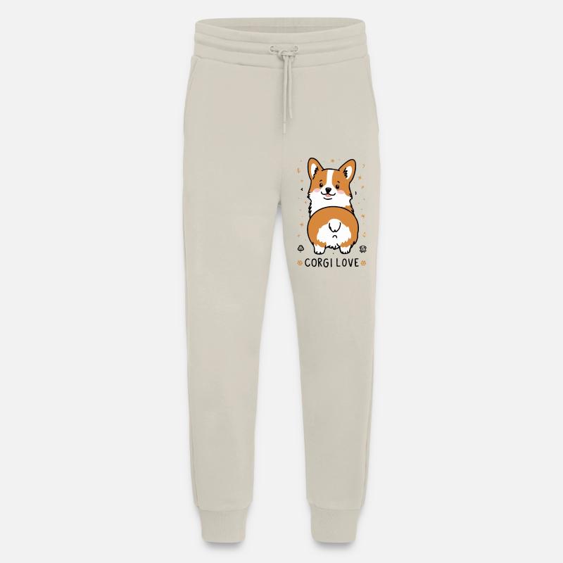 Corgi Liebe - Jogginghose - made by SPREAD - WARM CLAY