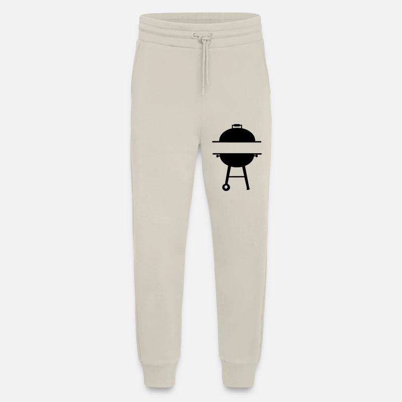 BBQ monogram emblem - Jogging Pants - made by SPREAD  - WARM CLAY