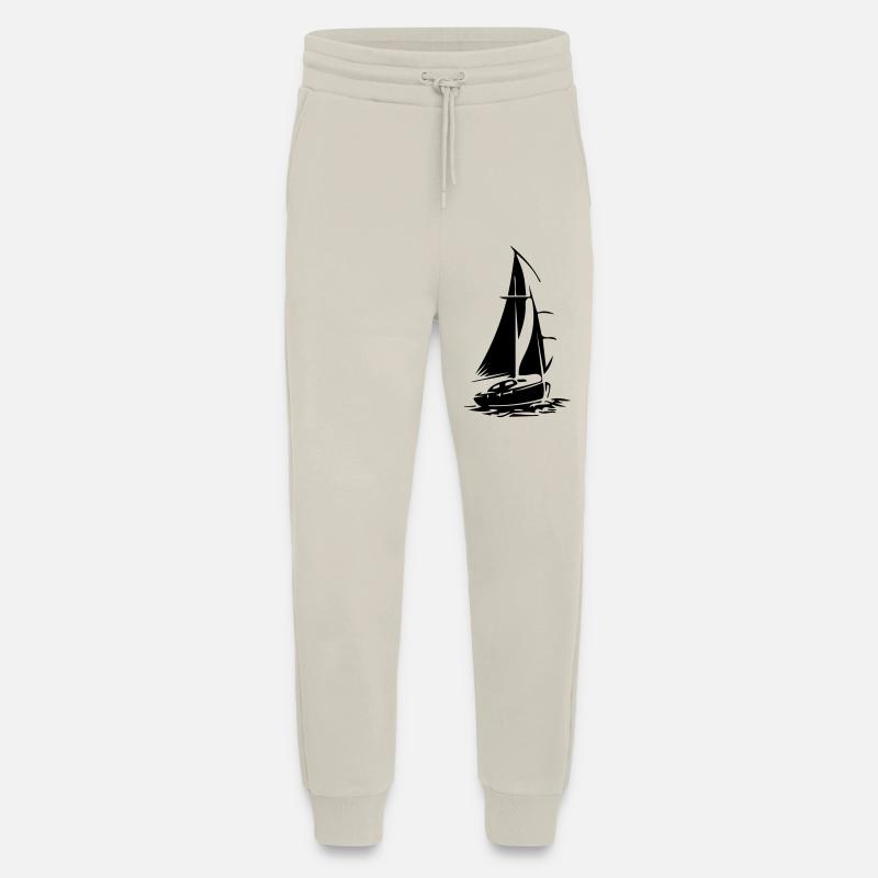 sailboat - Jogging Pants - made by SPREAD  - WARM CLAY