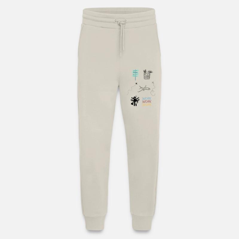 Work vs. Vacation - Jogging Pants - made by SPREAD  - WARM CLAY