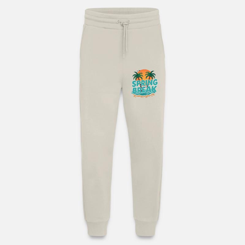 Spring Break Palm Trees Beach - Jogging Pants - made by SPREAD  - WARM CLAY