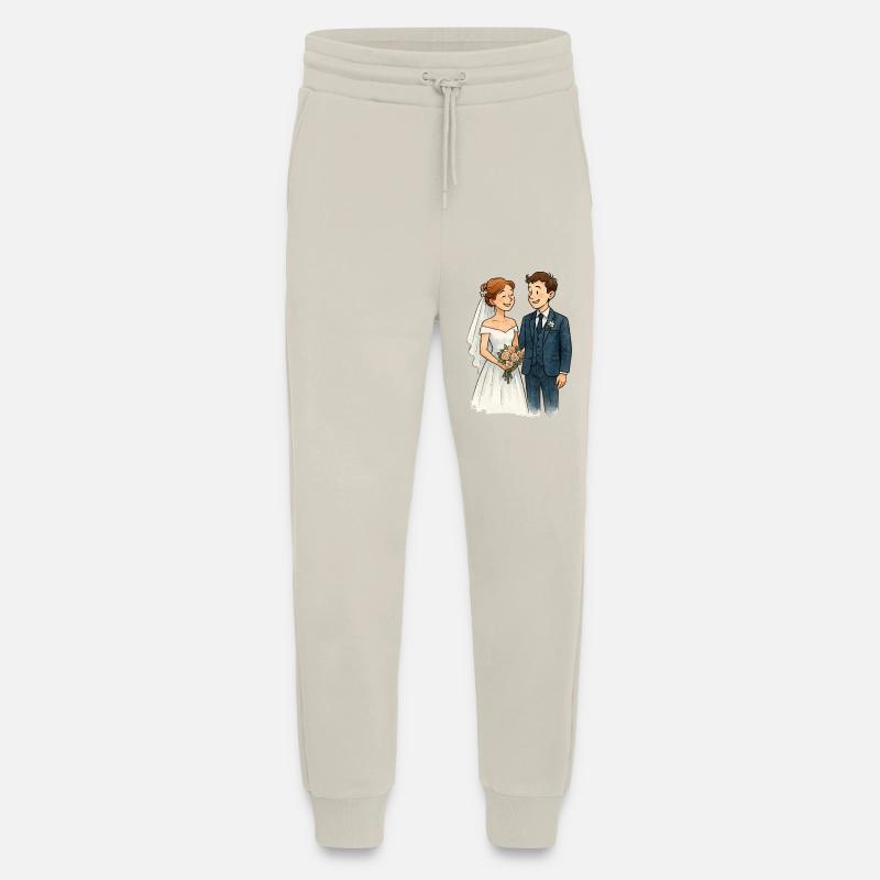 ehepaar-comic - Jogginghose - made by SPREAD - WARM CLAY