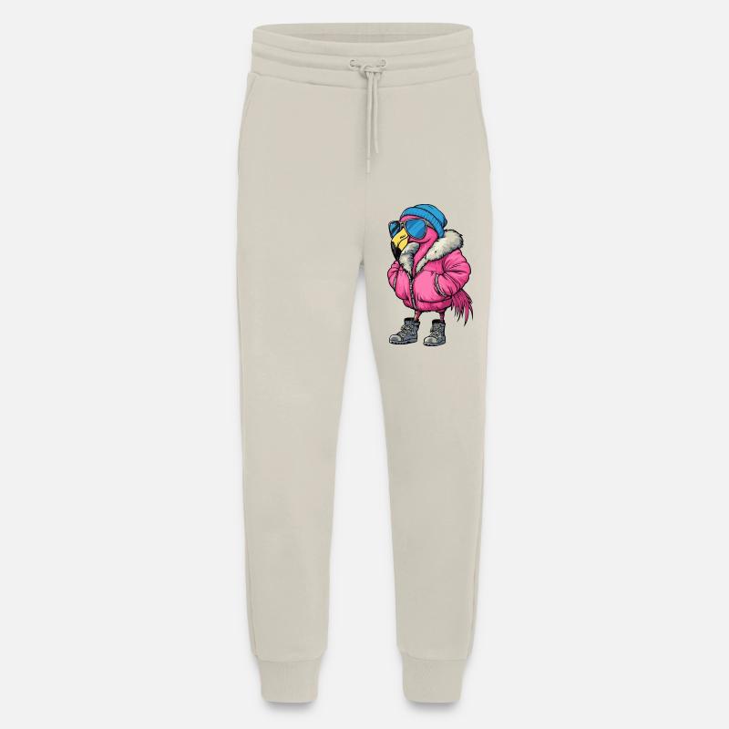 Flamingo Winter Comic - Jogginghose - made by SPREAD - WARM CLAY