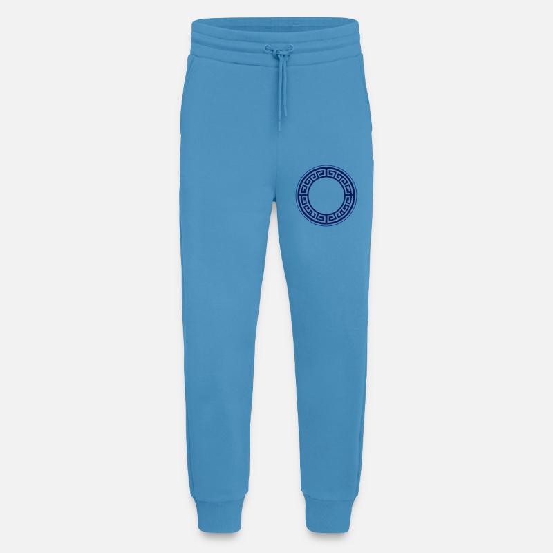 Griechisch Icon Kreis - Jogginghose - made by SPREAD -  Sol Blue
