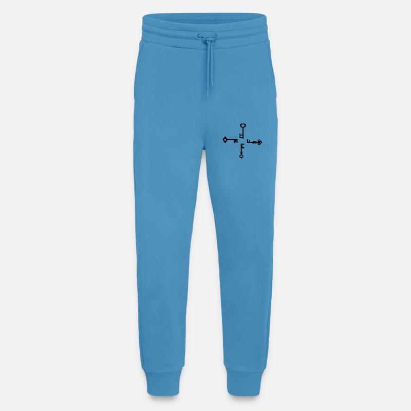 Vier Schlüssel - Jogginghose - made by SPREAD -  Sol Blue