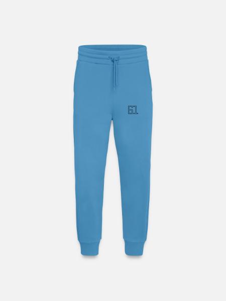 Number 61 (University Style) - Jogging Pants - made by SPREAD - Sol Blue