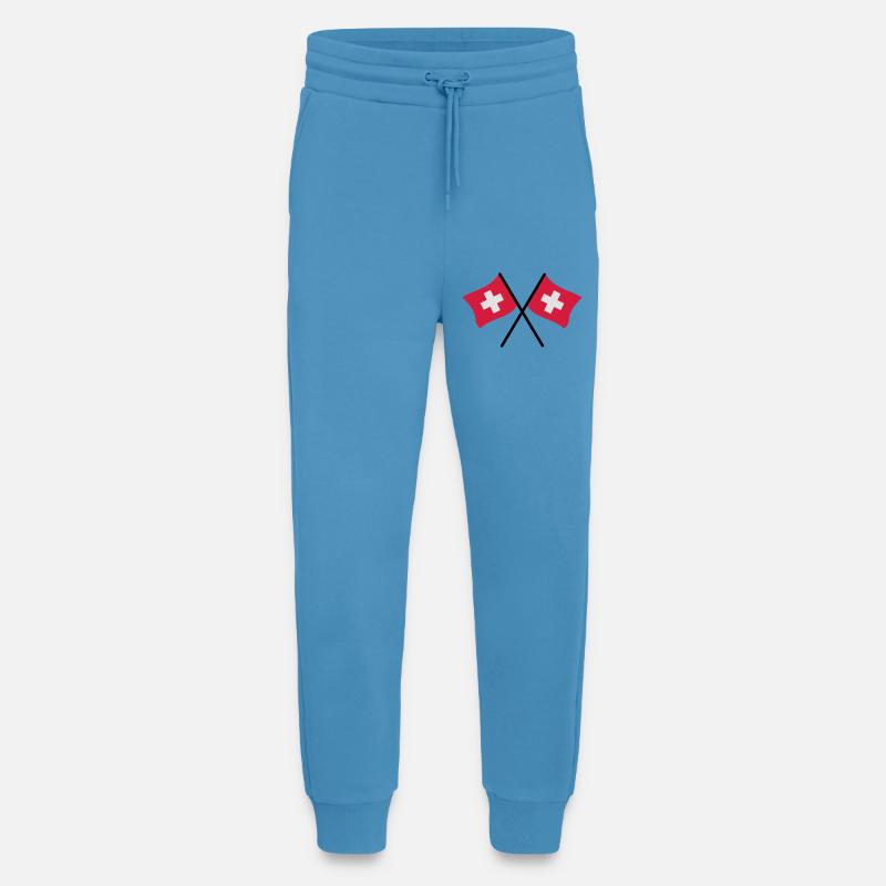 Schweizer Flaggen - Jogginghose - made by SPREAD -  Sol Blue