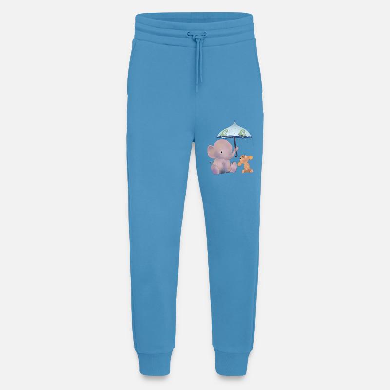 Maus und Elefant - Jogginghose - made by SPREAD -  Sol Blue