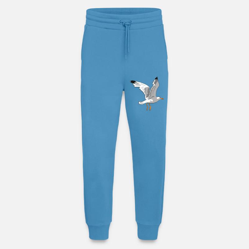 Stylish seagull in flight - Jogging Pants - made by SPREAD  -  Sol Blue
