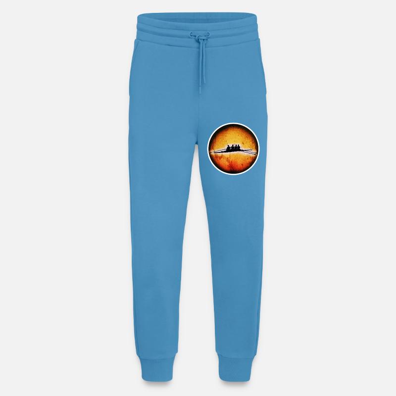 Rameurs à 4 hommes - Pantalon de jogging bio décontracté fabriqué en UE - Sol Blue