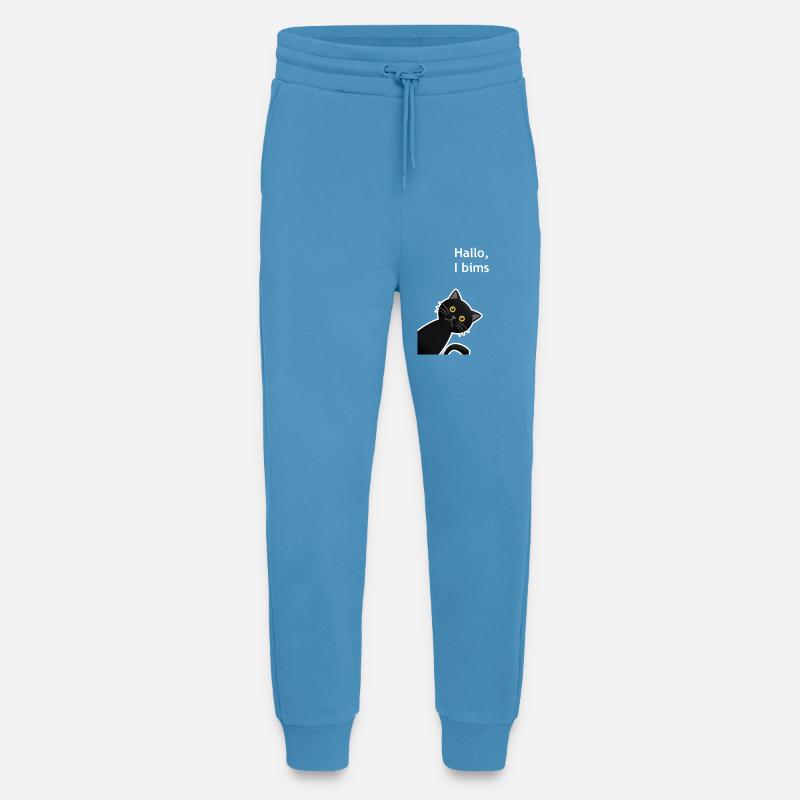 Hallo I bims, Katze - Jogginghose - made by SPREAD -  Sol Blue
