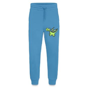 Mächtiger Drache - Jogginghose - made by SPREAD -  Sol Blue - Vorne