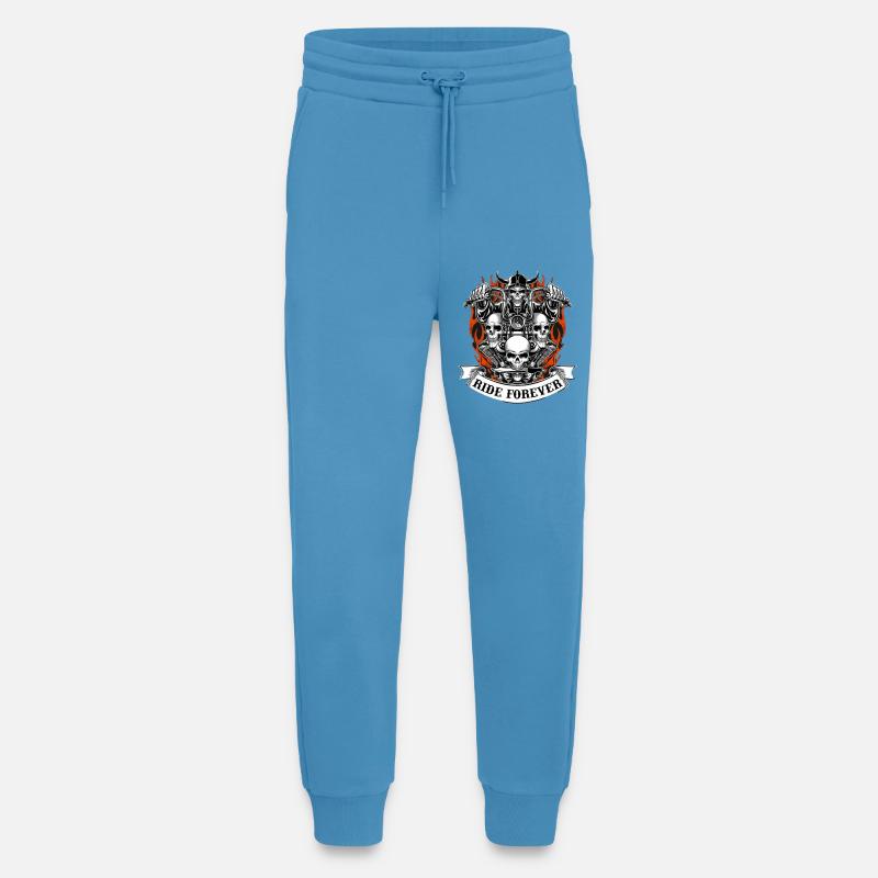 Motorradfahrer - Jogginghose - made by SPREAD - Sol Blue