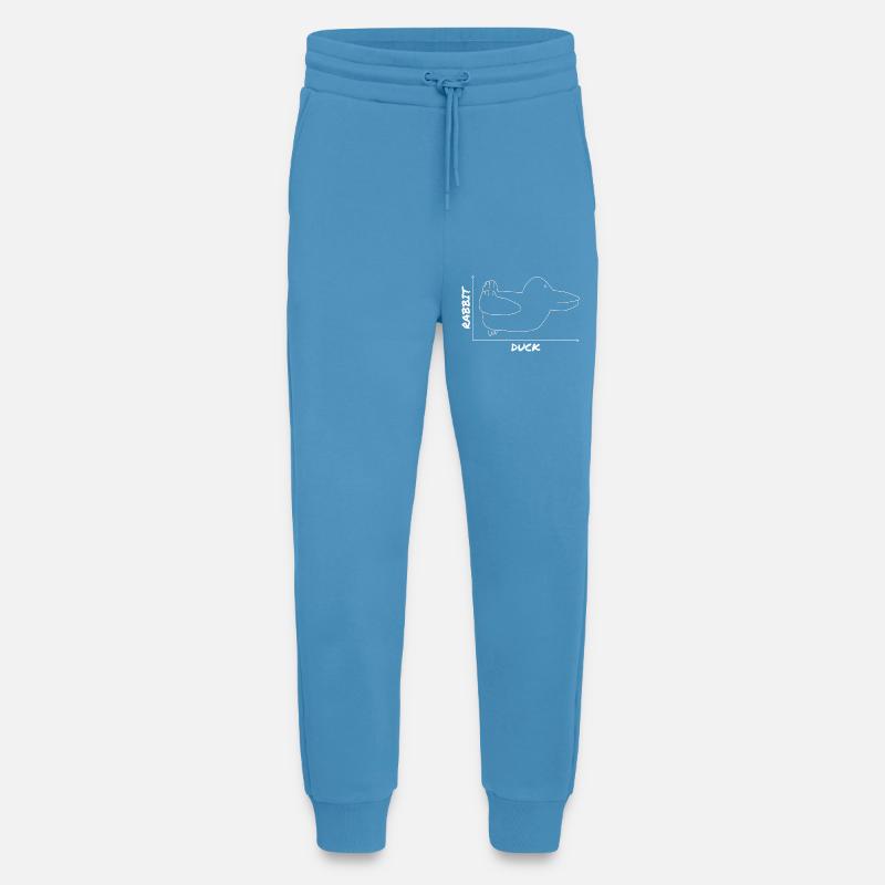 Funny Duck Graphic Rabbit - Jogging Pants - made by SPREAD  -  Sol Blue