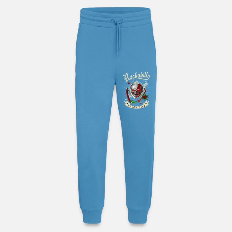Rockabilly Skull - Jogginghose - made by SPREAD -  Sol Blue