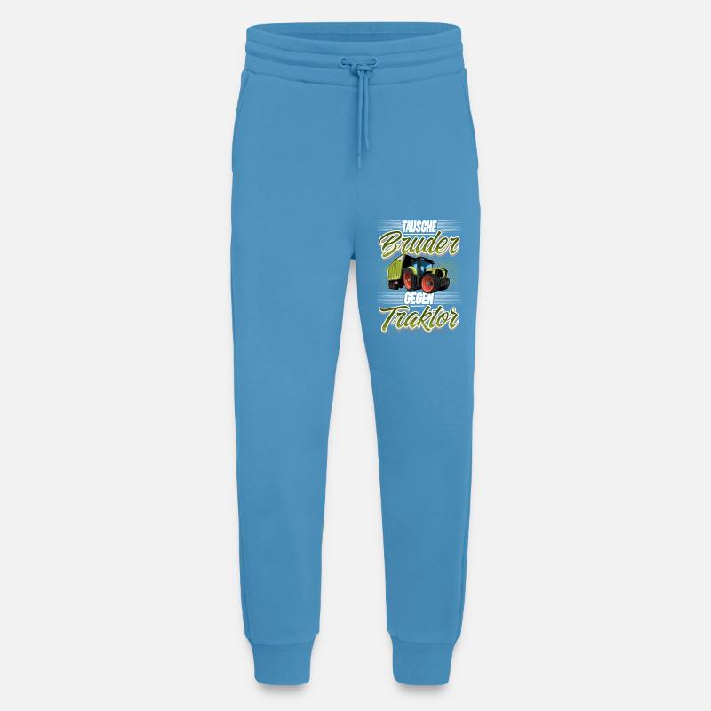 Tausche Bruder Gegen Traktor - Jogginghose - made by SPREAD -  Sol Blue