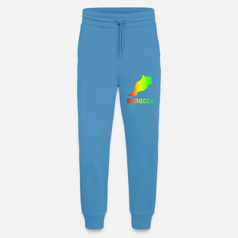 Morocco Rainbow Maps Design / Gift - Jogging Pants - made by SPREAD  -  Sol Blue