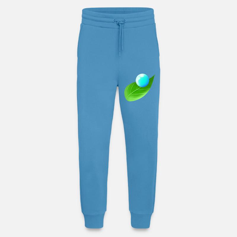 Umwelt | Wasser | Blatt | Klimaschutz - Jogginghose - made by SPREAD -  Sol Blue